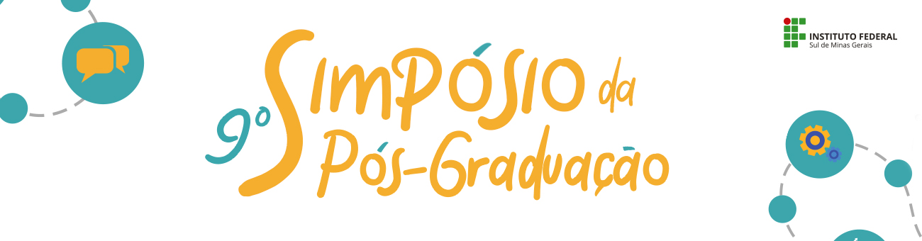 Banner do 9º Simpósio da Pós-Graduação do IFSULDEMINAS